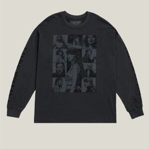 Black Taylor swift eras tour long sleeve